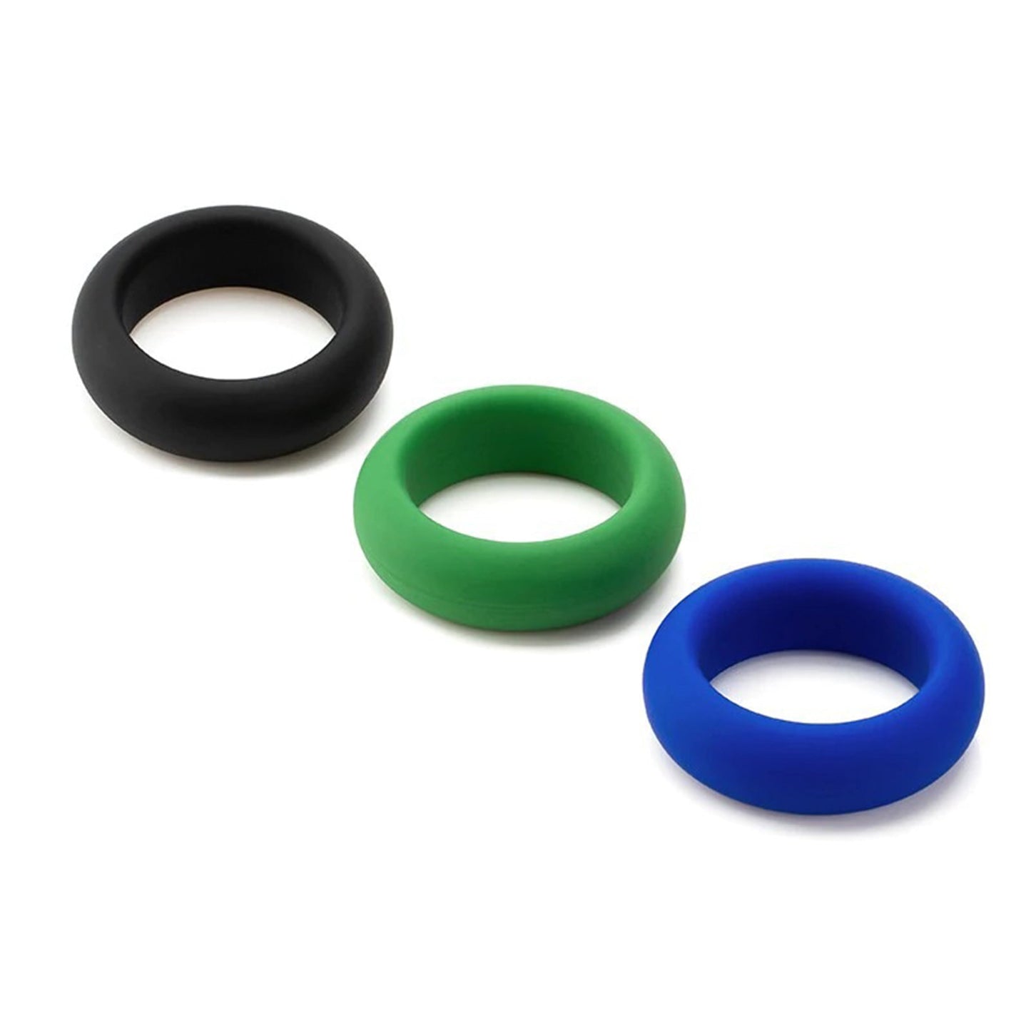 Mimi Deux Double Sided Clitoral Vibrator Lilac + GWP 3 Pack Silicone C-rings by Je Joue