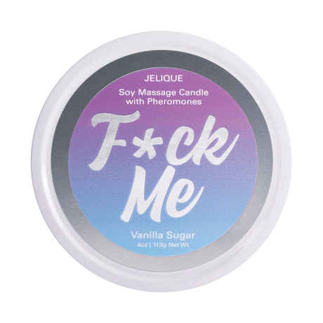 Jelique Mood Pheromone Soy Massage Candle — Vanilla Sugar, 4 oz - J010
