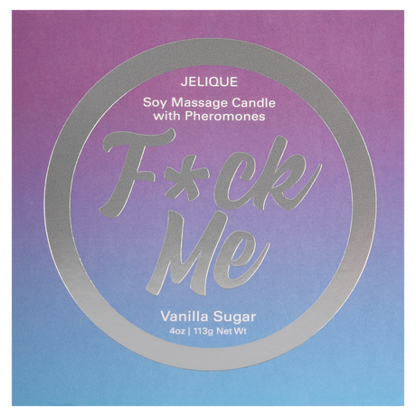 Jelique Mood Pheromone Soy Massage Candle — Vanilla Sugar, 4 oz - J010