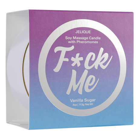 Jelique Mood Pheromone Soy Massage Candle — Vanilla Sugar, 4 oz - J010