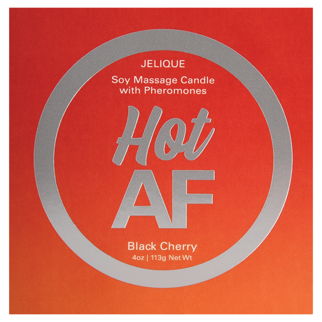 Jelique Pheromone Massage Candle — Hot AF Black Cherry, 4 oz - J041