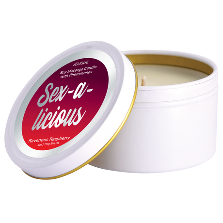Jelique Massage Candle Ravenous Raspberry 4oz - J058