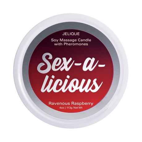 Jelique Massage Candle Ravenous Raspberry 4oz - J058