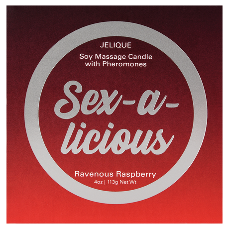 Jelique Massage Candle Ravenous Raspberry 4oz - J058