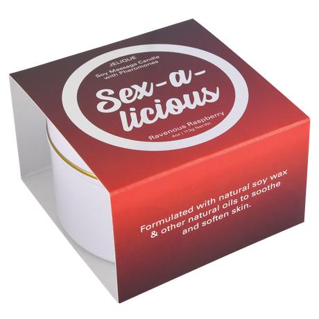 Jelique Massage Candle Ravenous Raspberry 4oz - J058