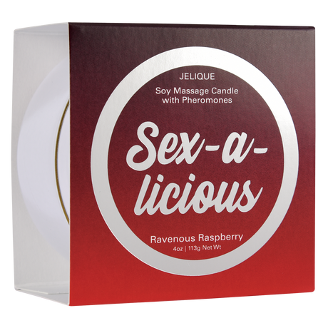 Jelique Massage Candle Ravenous Raspberry 4oz - J058