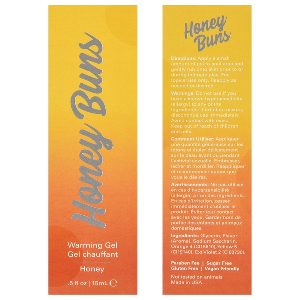 Jelique Honey Buns Warming Honey Arousal Gel — 0.5 oz (15 mL) - JEL7002-00