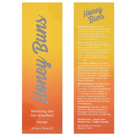Jelique Honey Buns Warming Honey Arousal Gel — 0.5 oz (15 mL) - JEL7002-00