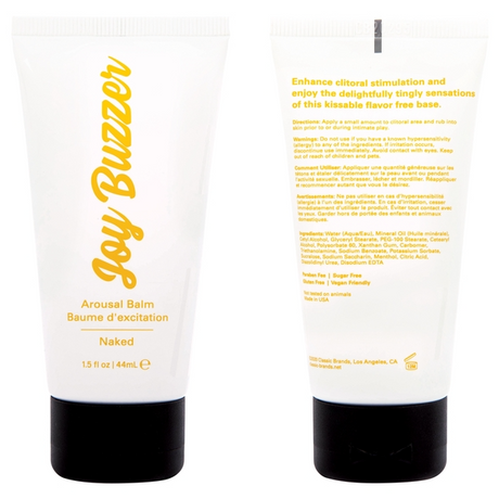 Jelique Joy Buzzer Clitoral Arousal Balm — Naked Flavor Free, 1.5oz (44 mL) - J331