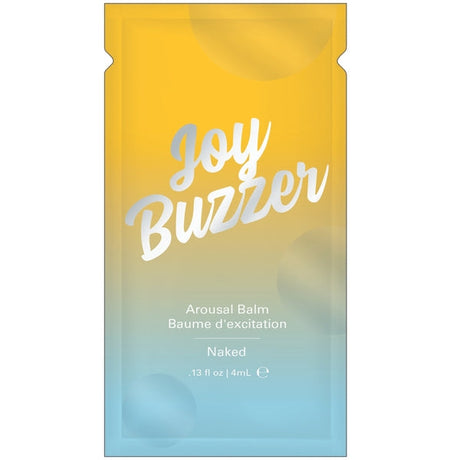 Jelique Joy Buzzer Flavor-Free Arousal Balm — Naked Foil 4 mL - J330