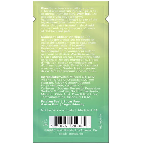 Jelique Joy Buzzer Clitoral Arousal Balm — Mojito Twist 4 mL - J340