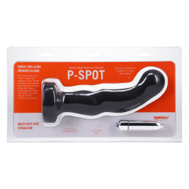 Tantus P-Spot Silicone Vibrating Dildo — 7" Insertable, 1.7" Diameter - TS1861