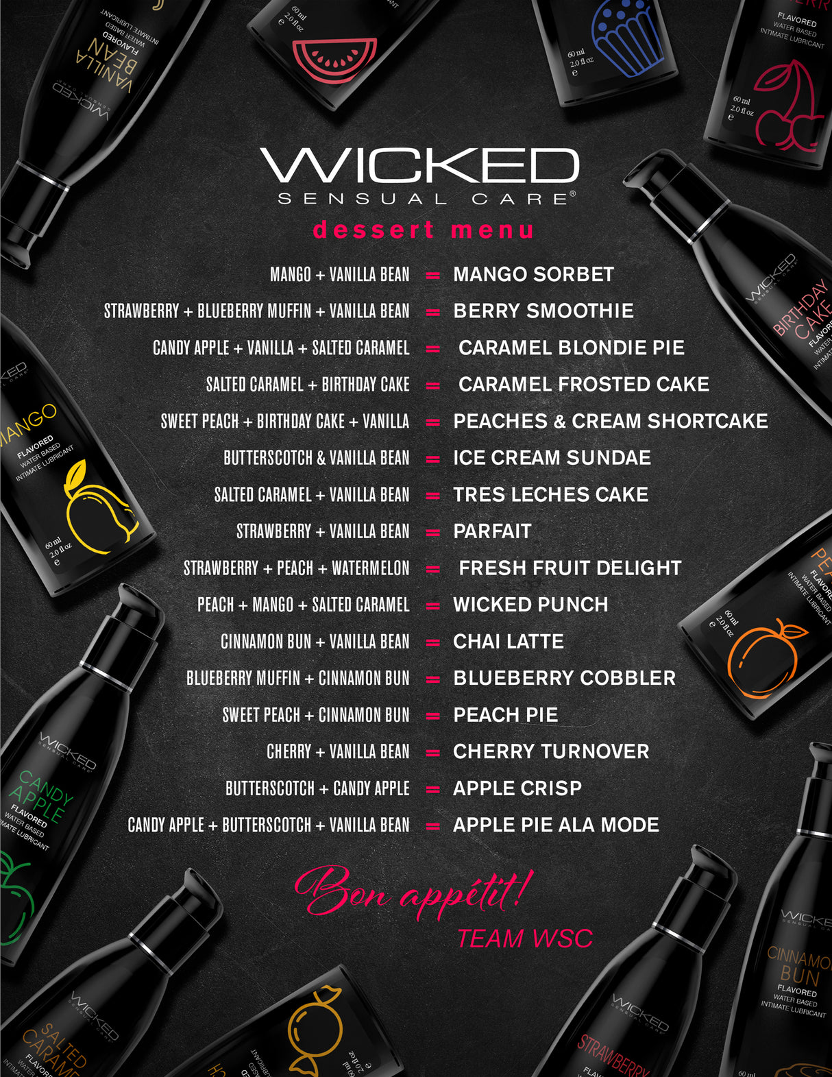 Wicked Sensual Care Aqua Cinnamon Bun Water-Based Lubricant, 4 fl oz - WS-90344