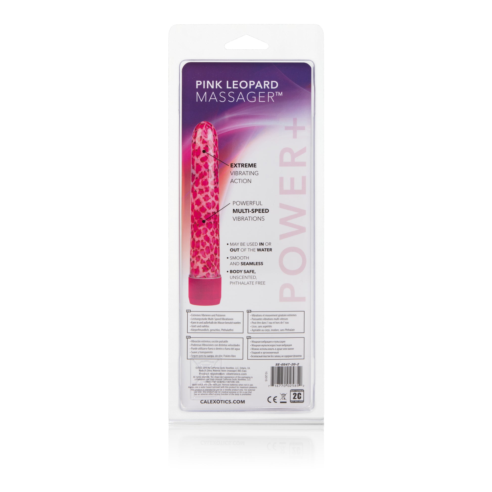 Leopard Massager - Pink by CalExotics