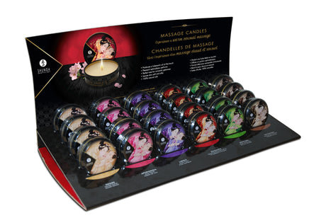 Shunga Mini Massage Candle Display — 24 Count - SHU4699
