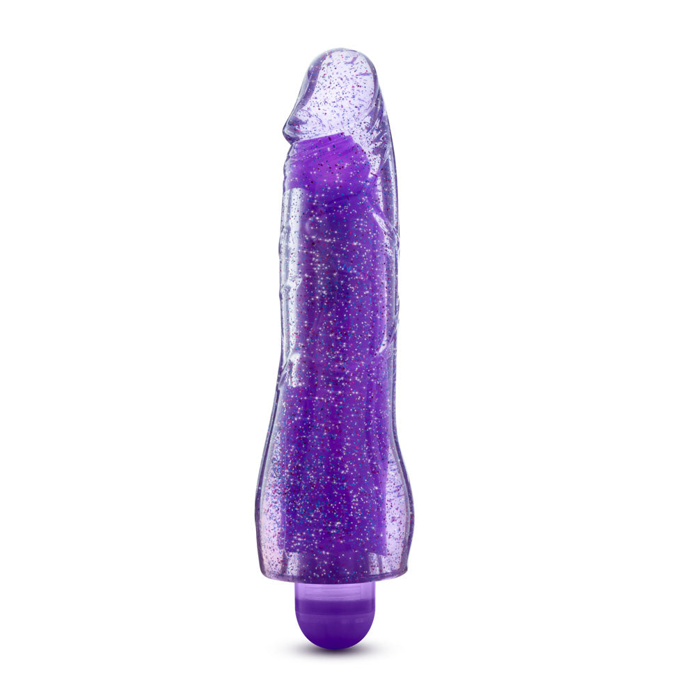 Glow Dicks - Molly Glitter Vibrator - Purple by Blush
