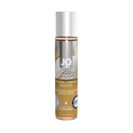 JO Lubricants JO H2O Flavoured Lubricant — Vanilla Cream, 1 oz - JO-814