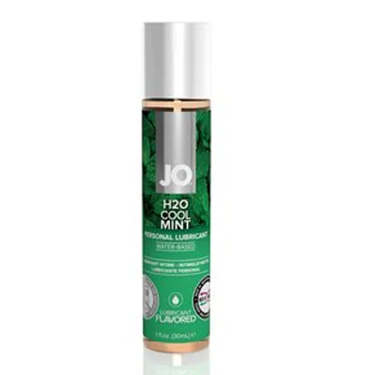 JO Lubricants H2O Mint Flavored Lubricant — 1 fl oz (30 mL) - JO-815