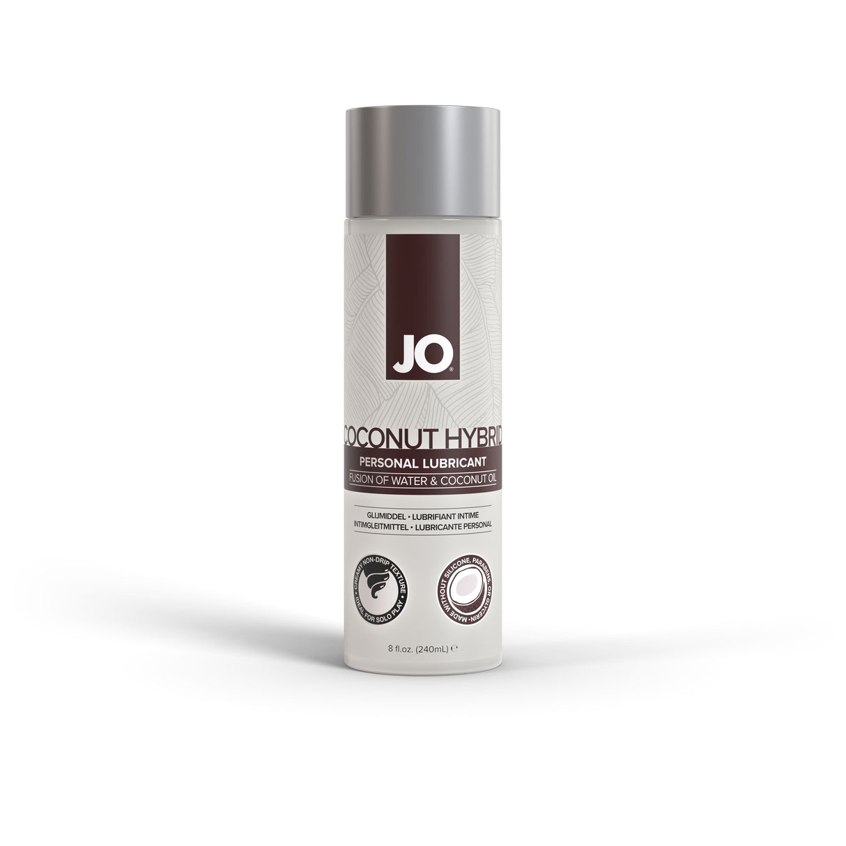 JO Lubricants JO Coconut Hybrid Original Lubricant, 8 fl oz (240 mL) - JO228
