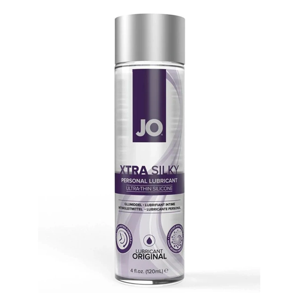 JO Lubricants JO Xtra Silky Silicone Lubricant 4 oz - JO114