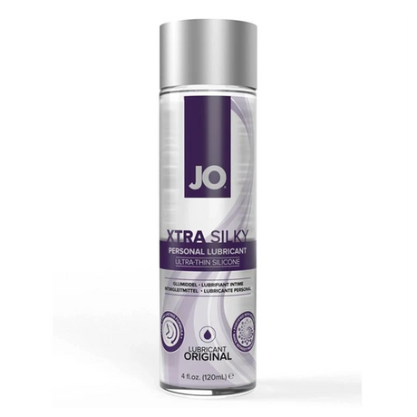 JO Lubricants JO Xtra Silky Silicone Lubricant 4 oz - JO114