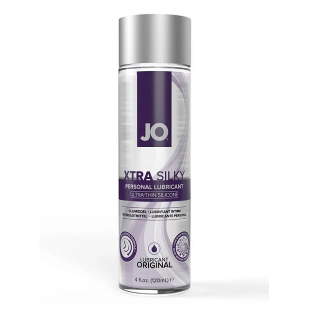 JO Lubricants JO Xtra Silky Silicone Lubricant 4 oz - JO114