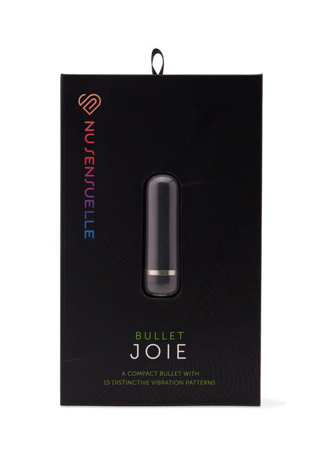 Nu Sensuelle Joie Bullet Vibrator — Black, Rechargeable - BT-W52BK