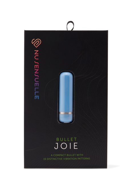 Nu Sensuelle Joie Bullet Vibrator — Blue, Compact Rechargeable - BT-W52BL