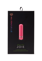 Nu Sensuelle Joie Bullet Vibrator — Pink, Rechargeable - BT-W52PK