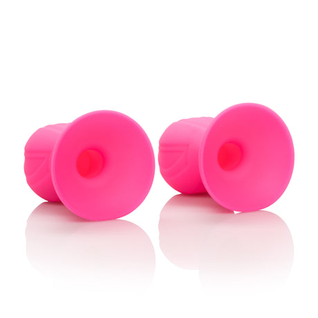 CalExotics Nipple Play Silicone Pro Nipple Suckers - Pink - SE2644752