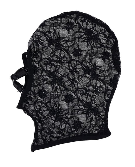 Sportsheets Lace Hush Hood — Sheer Floral Lace, One Size - SS10101