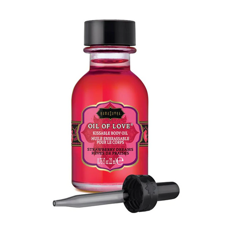 Kama Sutra Oil of Love Strawberry Dreams Kissable Foreplay Oil, 0.75 fl oz - KS12004