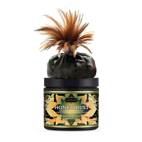 Kama Sutra Honey Dust Body Powder — Sweet Honeysuckle, 6 oz - KS12011