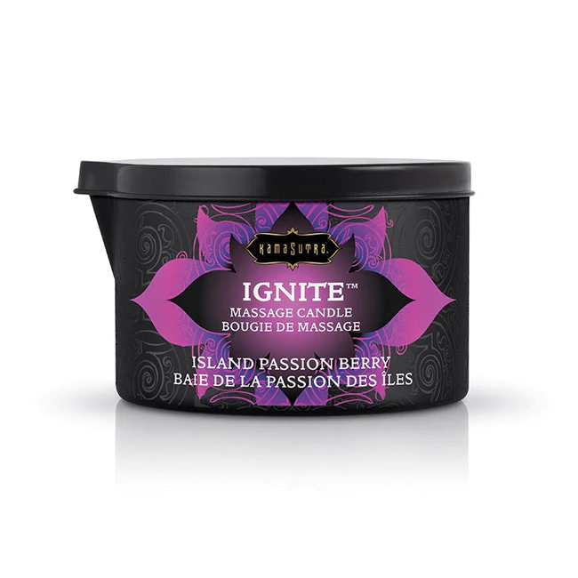 Kama Sutra Massage Oil Candle — Island Passion Berry 6 oz - KS10199