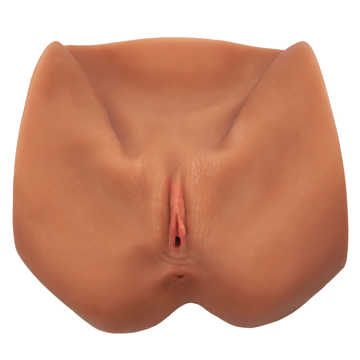 CalExotics Stroke It Life-Size Pussy Stroker — Brown, Two Chambers - SE0913103