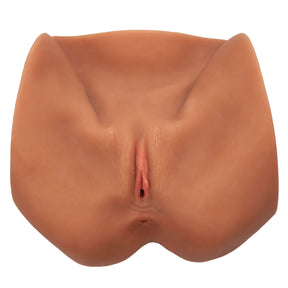 CalExotics Stroke It Life-Size Pussy Stroker — Brown, Two Chambers - SE0913103