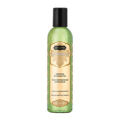 Kama Sutra Naturals Massage Oil — Vanilla Sandalwood, 8 oz - KS10244