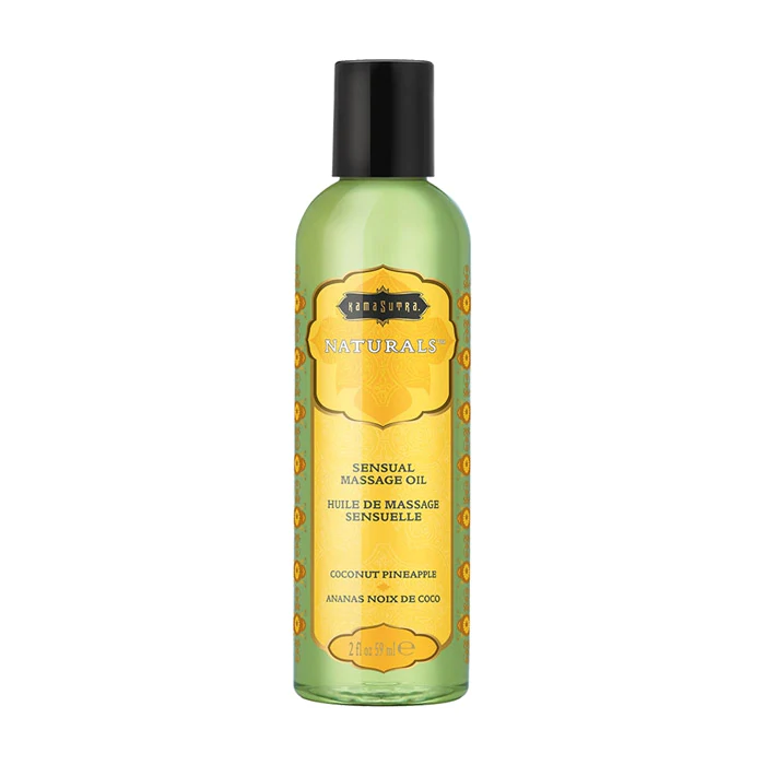 Kama Sutra Naturals Massage Oil — Coconut Pineapple (2 fl oz) - KS10280