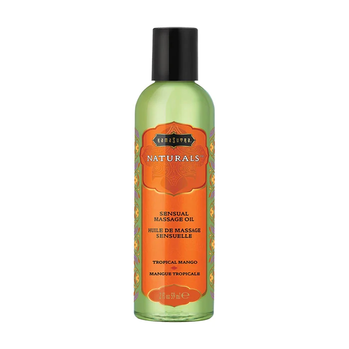 Kama Sutra Naturals Massage Oil — Tropical Mango, 2 fl oz - KS10283