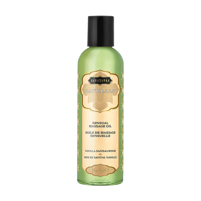 Kama Sutra Naturals Massage Oil — Vanilla Sandalwood (2 fl oz) - KS10284