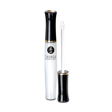 Shunga Divine Oral Pleasure Gloss — Sparkling Strawberry Wine, 10 ml - SHU7900