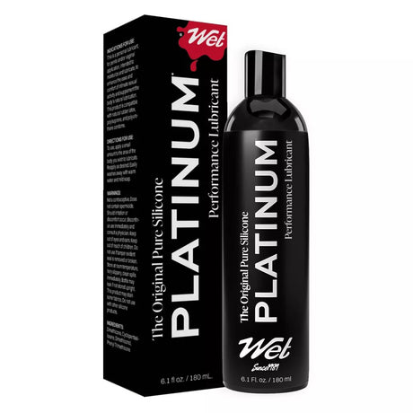Wet Platinum Silicone Lubricant — Luxury, 6.1 oz - WT26106