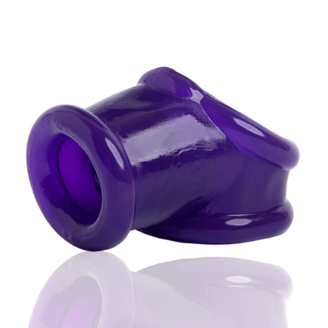 Oxballs Powersling Cocksling and Ballstretcher — Eggplant - OX-3042-EGP