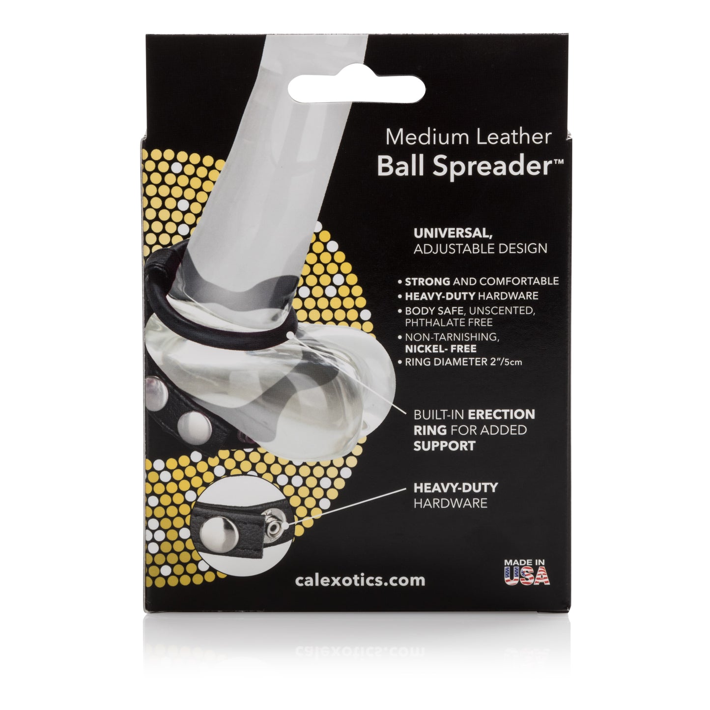 Medium Leather Ball Spreader by CalExotics