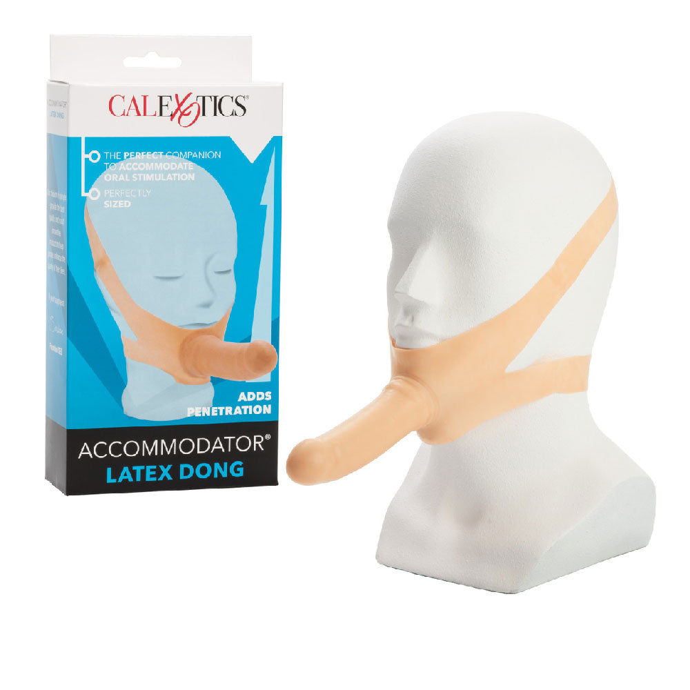 The Original Accommodator Latex Dong - Ivory by CalExotics