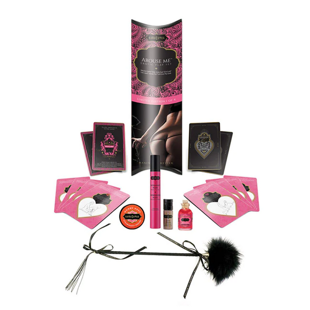 Kama Sutra Arouse Me Erotic Playset with Feather Tickler & Cards - K950