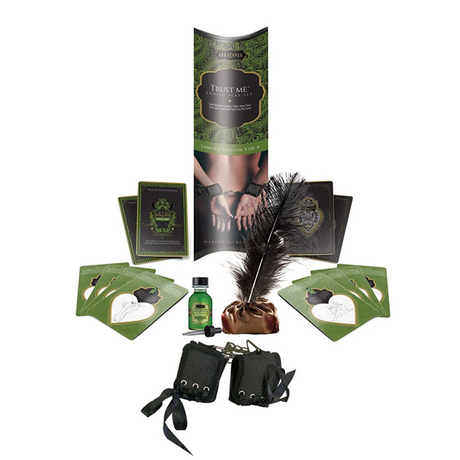 Kama Sutra Trust Me Erotic Playset — Handcuffs, Play Cards & Foreplay Kit - K951