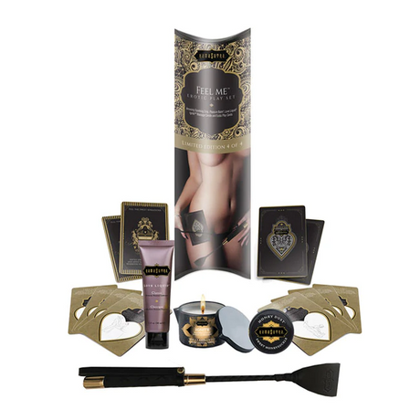 Kama Sutra Feel Me Erotic Playset with Spanking Crop & Oils - K952