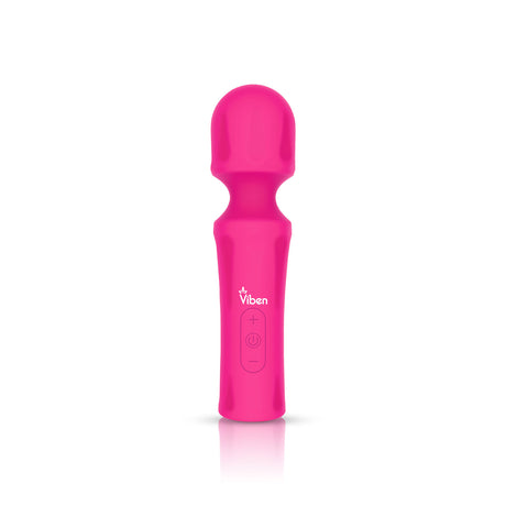 Viben Mighty Muse Mini Wand Massager — Hot Pink - VB-75015