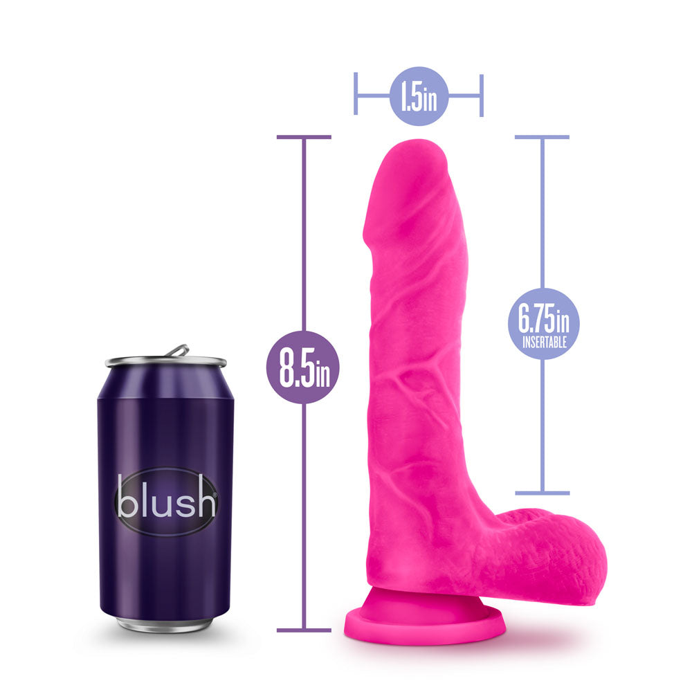 Au Natural - Bold - Thrill - 8.5 Inch Dildo - Pink by Blush